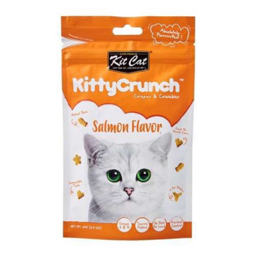 كت كات كيتي كرنش اظرف مكافآت بنكهة السلمون 60غ