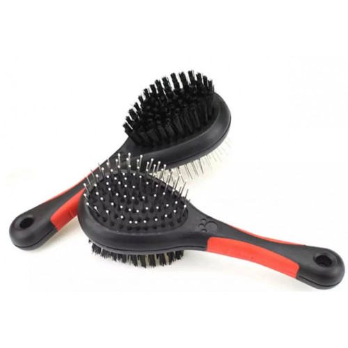 مشط الشعر بوجهين للقطط والكلاب