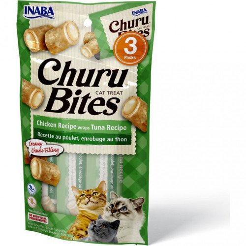 اينابا مكافآت دجاج رطبة محشية تونا 3*10غ اينابا مكافآت دجاج رطبة محشية تونا 3*10غ