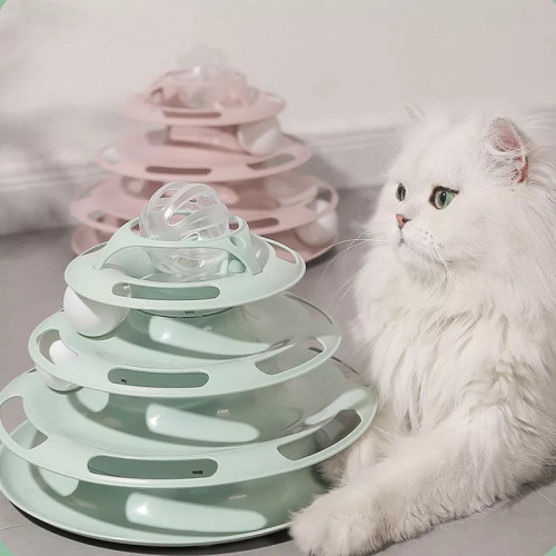 لعبة قطط 3 مسارات الوان متعددة