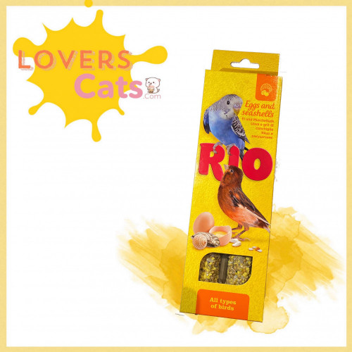 ستيك لجميع الطيور الصغيره بيض مع الصدف 2*40غ