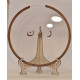 طارة دائري شفاف  شعار بارز 