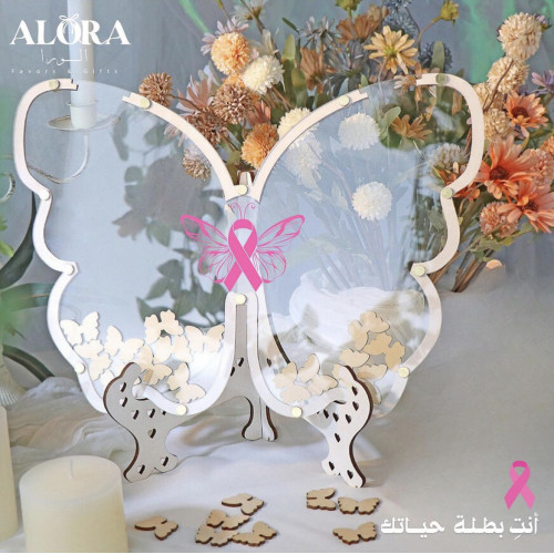 طارة فراشة شفاف طارة فراشة شفاف