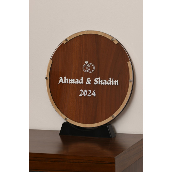 طارة الأمنيات دائري خشبي