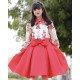 تيور بناتي أحمر مشجر - m3658