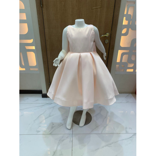 فستان بناتي بـلونين هاي لو | فستان سهرة ساتان فاخر - M3768 فستان بناتي بـلونين هاي لو | فستان سهرة ساتان فاخر - M3768