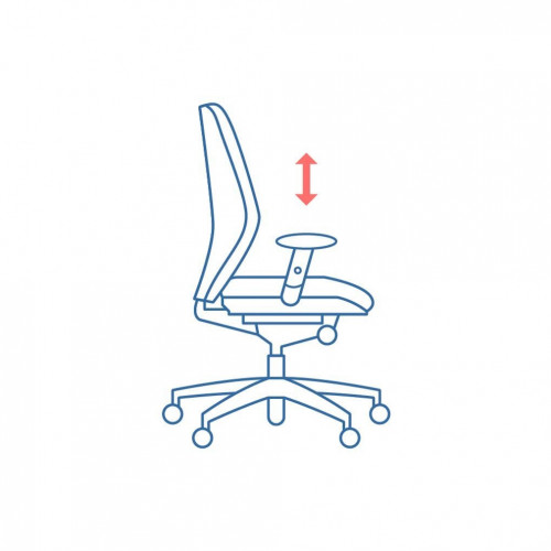 كرسي ظهر متوسط ​​M-9618L