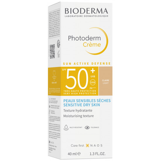 بيوديرما فوتوديرم كريم 50 SPF ملون فاتح 40 مل بيوديرما فوتوديرم كريم 50 SPF ملون فاتح 40 مل