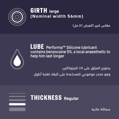 ديوركس عازل طبي لمتعة أطول 3 قطع