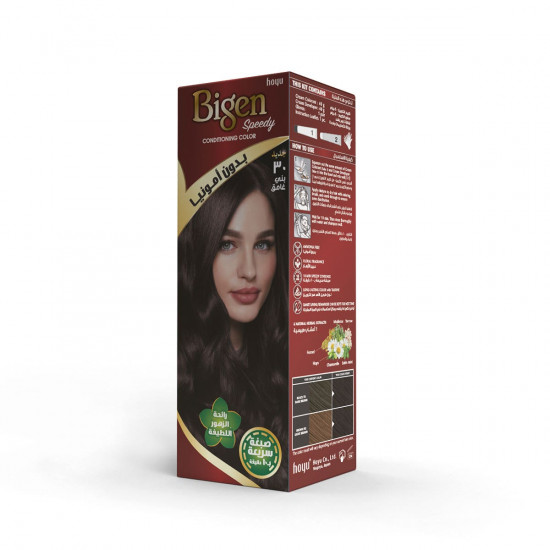 بيجن صبغة شعر نسائي بدون أمونيا بني غامق 30