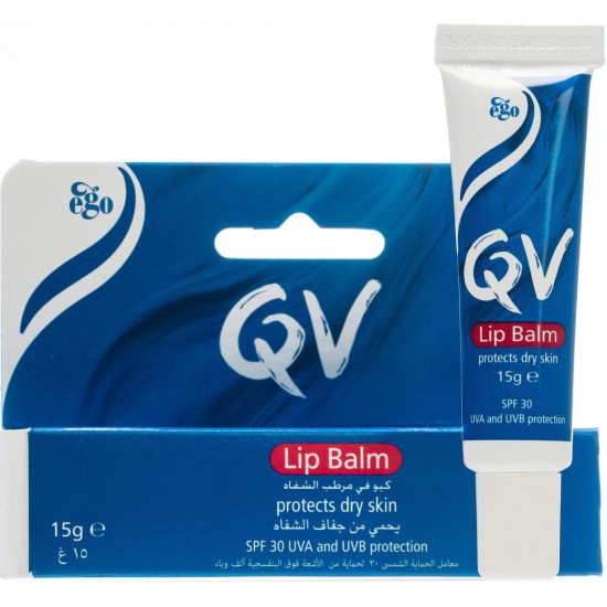 كيو في مرطب شفايف SPF 30 15 جم كيو في مرطب شفايف SPF 30 15 جم