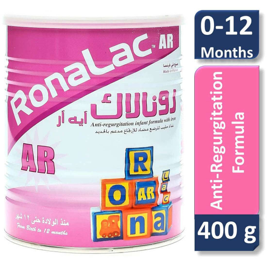 رونالاك حليب أطفال ايه ار (مضاد للإرتجاع) 400 جم رونالاك حليب أطفال ايه ار (مضاد للإرتجاع) 400 جم