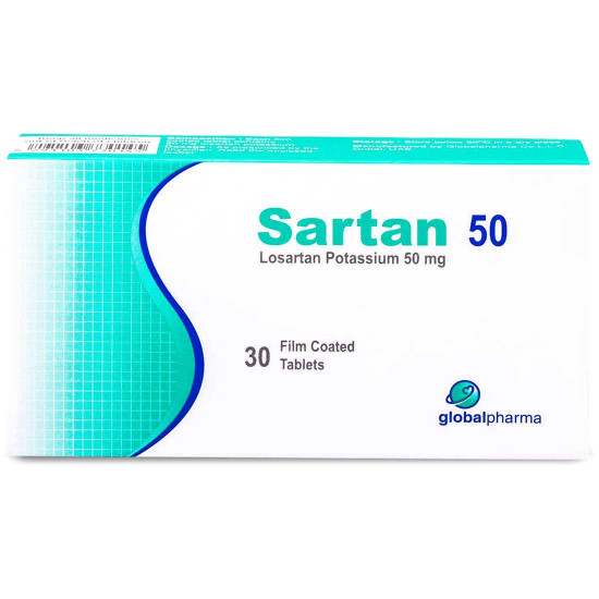 سارتان 50مجم 30 قرص سارتان 50مجم 30 قرص