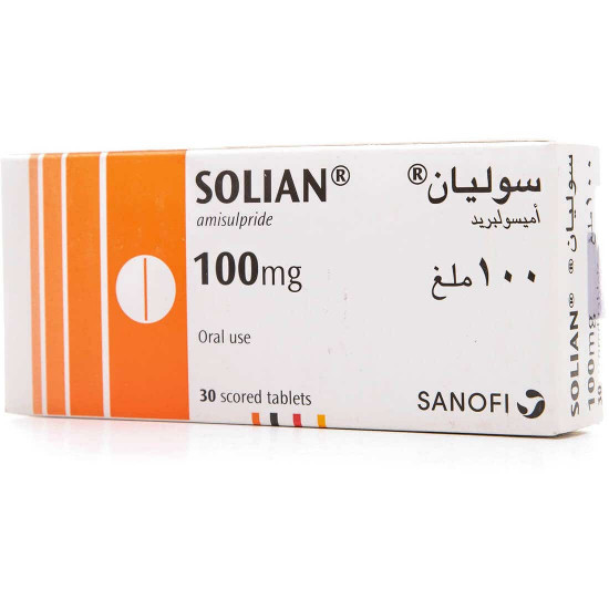 سوليان 100 مجم 30 قرص سوليان 100 مجم 30 قرص