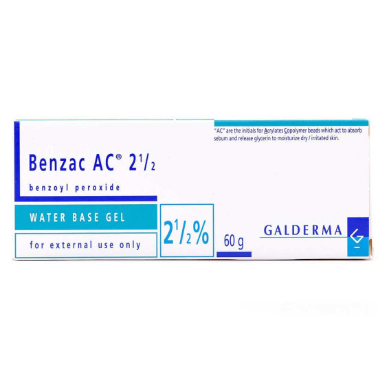 بنزاك ايه سي 2.5% جل 60 جم