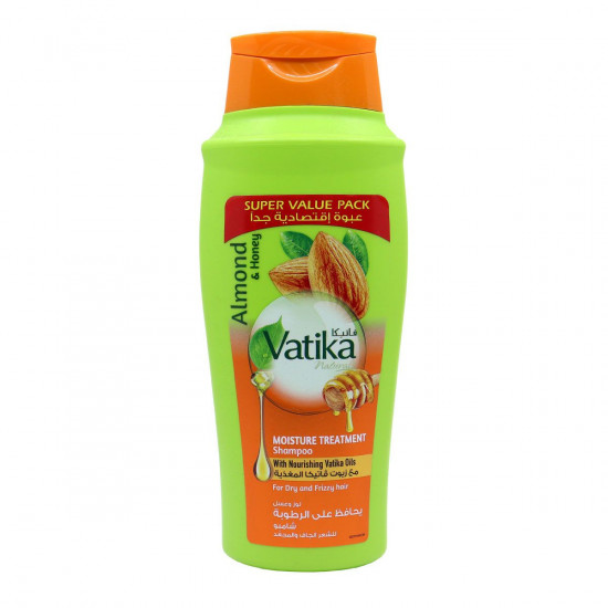 فاتيكا شامبو يحافظ على الرطوبة للشعر بخلاصة اللوز والعسل - 700 مل