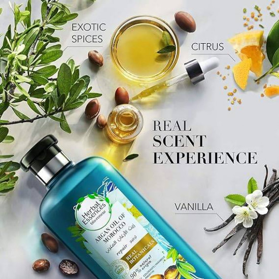 شامبو هيربال ايسنز شعر بزيت الارجان المغربي لتجديد واصلاح الشعر 400 مل