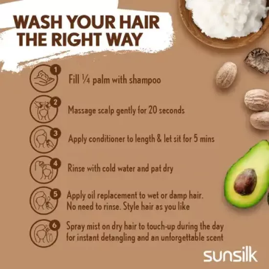 صانسيلك شامبو الافوكادو و زبده الشيا 400 مل