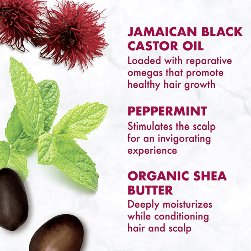 شامبو زيت الخروع الأسود الجامايكي لتقوية وتعزيز نمو الشعر من شيا مويستشر - 384مل