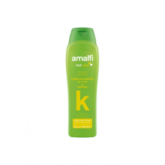 شامبو بالكيراتين للشعر الدهني من امالفي, 750 مل