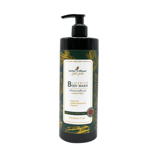 جاردن اوليان - جل استحمام عرق السوس ، 480 مل