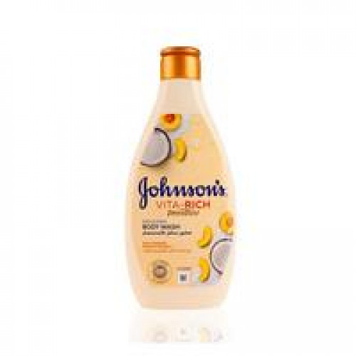 جونسون سائل استحمام للجسم مع خلاصة اللبن و الخوخ وجوز الهند 250 مل