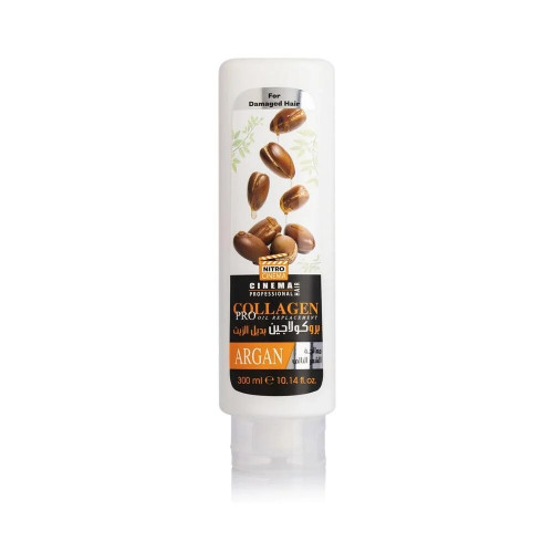 نيترو كندا برو كولاجين بديل الزيت لمعالجة الشعر التالف بزيت الأرغان - 300 مل