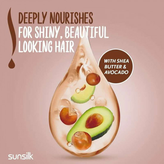 صانسيلك بلسم مغذي للشعر بالافوكادو زبدة الشيا 350 مل