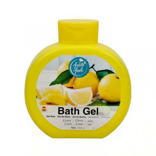  جل استحمام فريش فيل برائحة الليمون سعة 750 مل