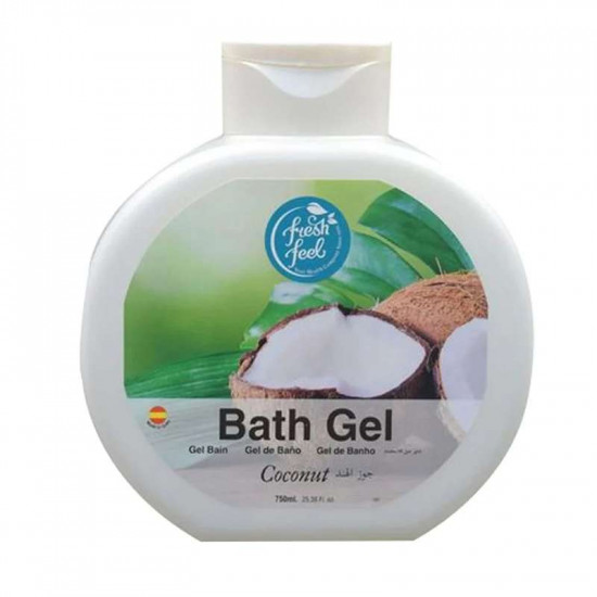  جل استحمام فريش فيل برائحة جوز الهند سعة 750 مل