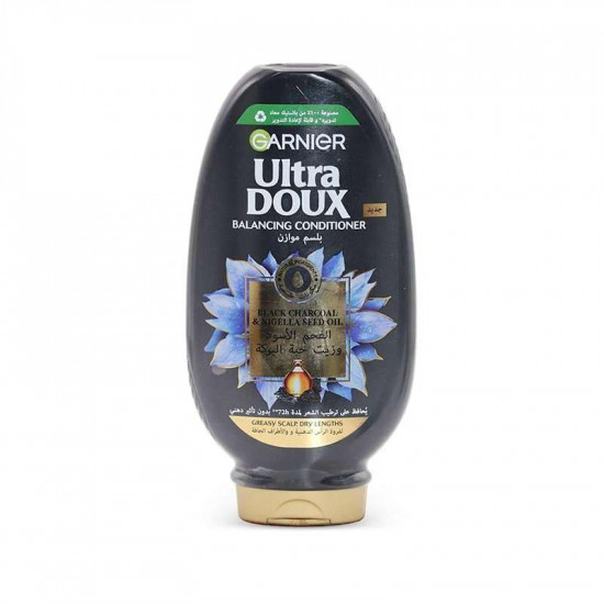 غارنييه بلسم موازن بالفحم الأسود وزيت حبة البركة - 360 مل