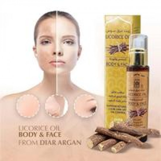 ديار أرجان زيت عرق السوس للجسم والوجه - 50 مل