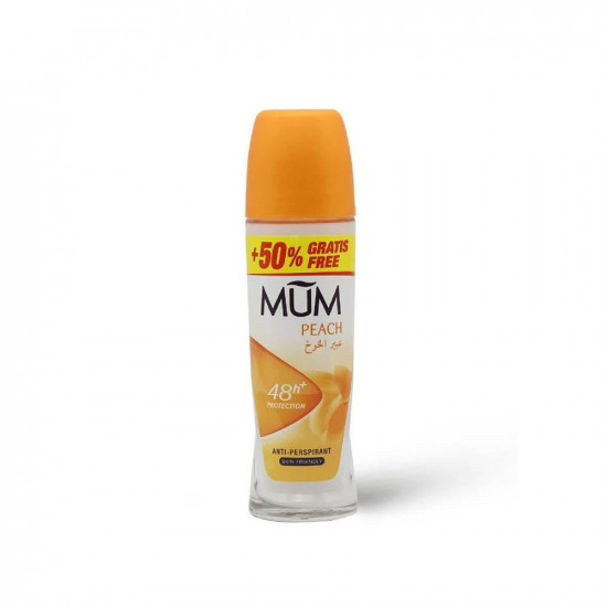 مام مزيل عرق رول اون عبير الخوخ - 75 مل مام مزيل عرق رول اون عبير الخوخ - 75 مل