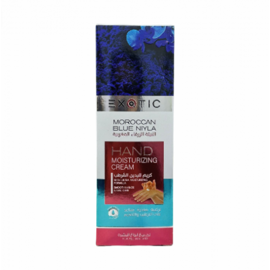 اكزويتك كريم اليدين المرطب بالنيلة الزرقاء المغربية 100مل