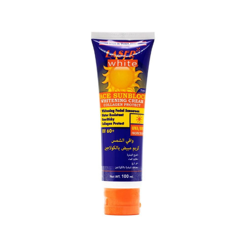 ليزر وايت كريم مبيض واقي من الشمس مع حماية الكولاجين - 100 مل