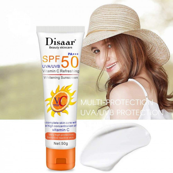 ديسار كريم واقي شمس مع فيتامين سي بعامل حماية (SPF 50) - 50 جرام ديسار كريم واقي شمس مع فيتامين سي بعامل حماية (SPF 50) - 50 جرام