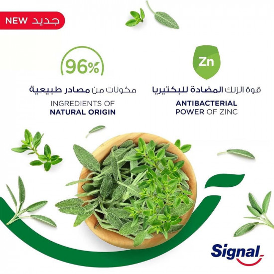 سيجنال معجون أسنان المتكامل 8 بالأعشاب - 75 مل سيجنال معجون أسنان المتكامل 8 بالأعشاب - 75 مل