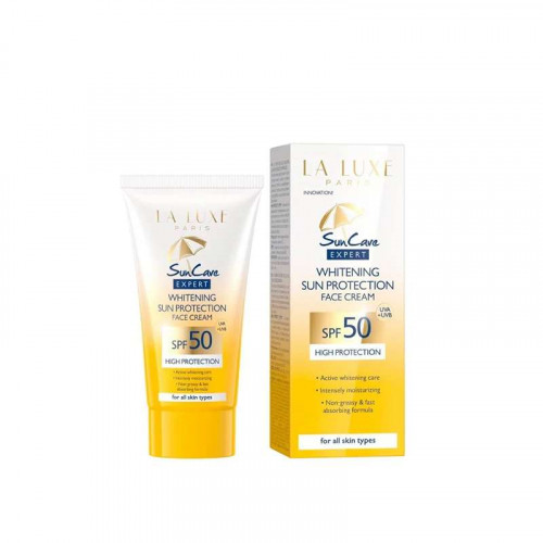 كريم تبييض الوجه بمعامل حماية من أشعة الشمس 50 من لا لوكس باريس 50 مل كريم تبييض الوجه بمعامل حماية من أشعة الشمس 50 من لا لوكس باريس 50 مل