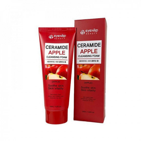 اينليب غسول السيراميد منظف رغوي بخلاصة التفاح لتفتيح البشرة وتنظيف المسام العميقة - 100 مل