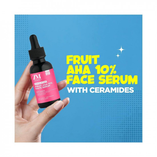 زين و ميزا سيروم 10٪ AHA الفاكهي للوجه بالسيراميد 30 مل