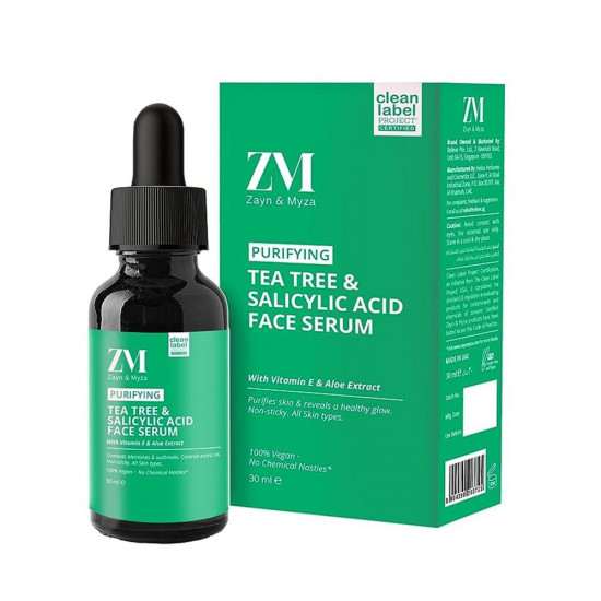زين وميزا سيروم شجرة الشاي وحمض الساليسيليك للوجه 30 مل