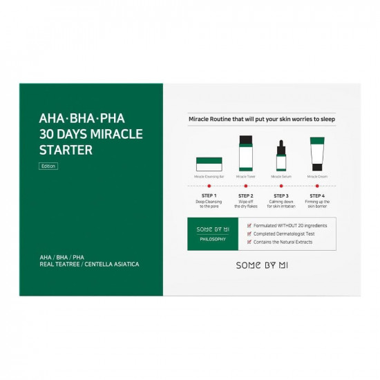 سوم باي مي مجموعة أحماض التقشير المعجزة (AHA. BHA. PHA) 30 يوما - 4 قطع
