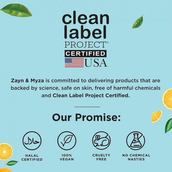 زين و ميزا غسول رغوي للوجه بفيتامين سي مع الصبار والريحان 100 مل