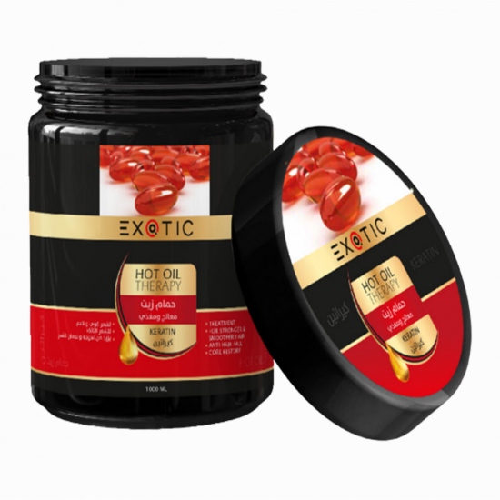 اكزوتيك - حمام زيت معالج و مغذي ( كيراتين ) 1000 مل