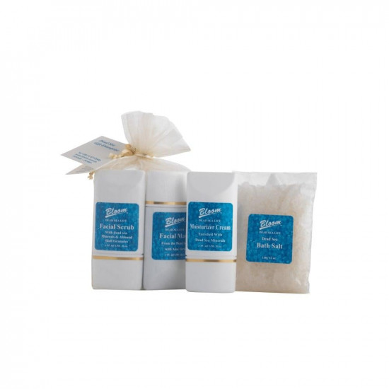 مجموعة أورغانزا 4 قطع ذات القيمه والفائدة للجلد والجسم من بلوم