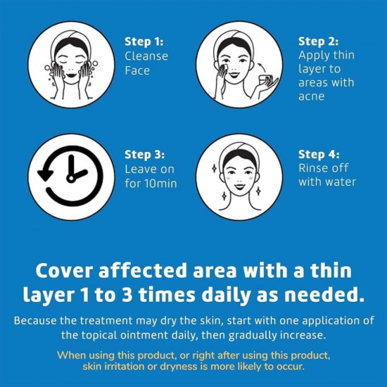 دي لا كروز مرهم الكبريت لعلاج حب الشباب 73.7جرام