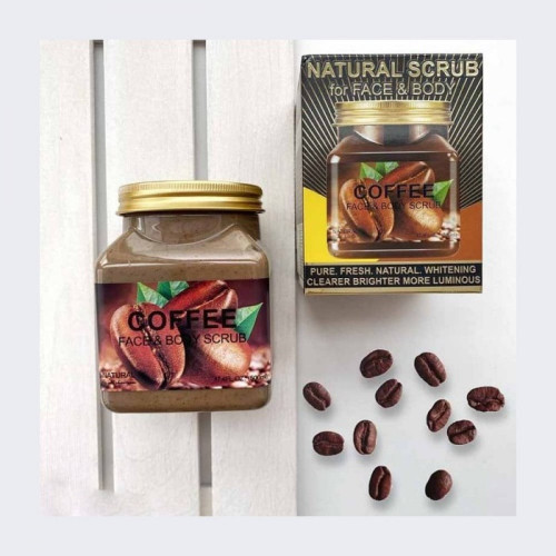 مقشر ووكالي للوجه والجسم بخلاصة القهوة 500مل