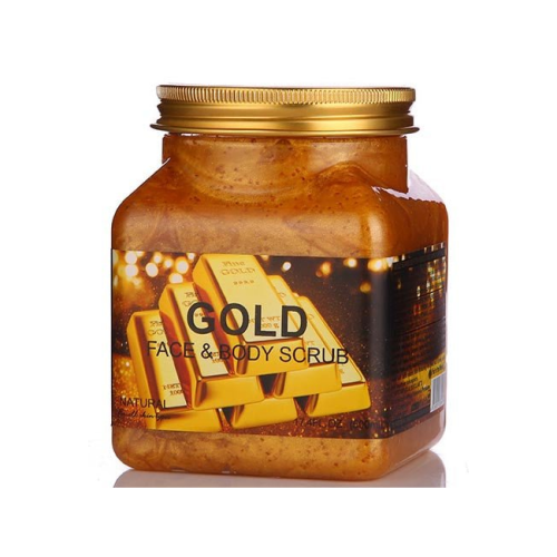 مقشر الوجه والجسم بخلاصة الذهب من وكالي 500 مل