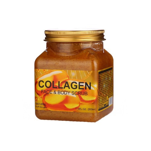 مقشر للوجه والجسم بالكولاجين من وكالي 500مل