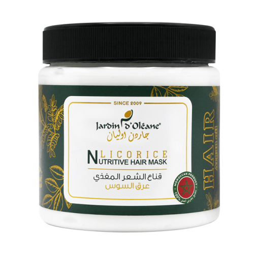 قناع الشعر المغذي بعرق السوس من جاردن اوليان - 500جرام